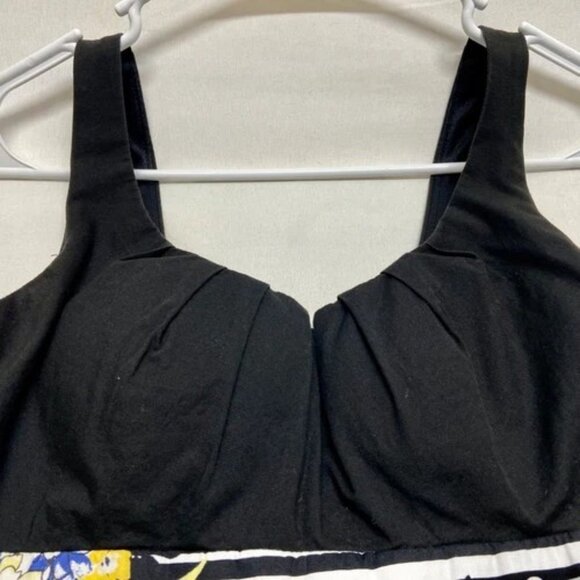 B. Smart Dress Women's Small Multi-Color Floral Cotton Summer Sundress Pockets - Picture 8 of 11